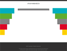 Tablet Screenshot of channelarab.tv